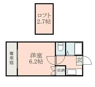 マーカス帯山【1階】の間取り