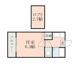 マーカス帯山【2階】の間取り