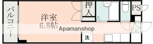 コート黒髪【3階】の間取り