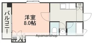 保田窪プラザマンション【5階】の間取り