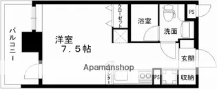 レジディア熊本辛島【4階】の間取り