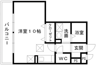 Dーアベニュー本荘【203号室】の間取り