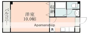プラージュ帯山【1階】の間取り