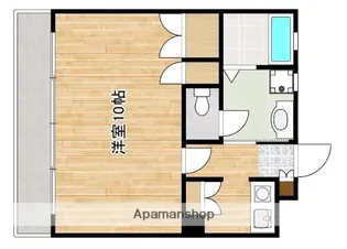 シティマンション新屋敷【9階】の間取り
