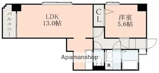 NICEマンション九品寺【7階】の間取り