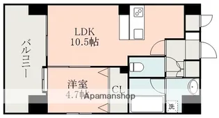 アップリッチ本荘【10階】の間取り