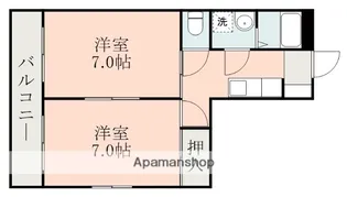 熊本県熊本市北区龍田5丁目【マンション】の間取り