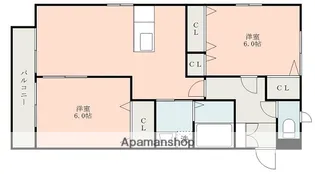アルル壱番館【2階】の間取り