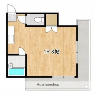 熊本県熊本市中央区薬園町【マンション】の間取り