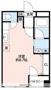 熊本県熊本市中央区水前寺3丁目【マンション】の間取り