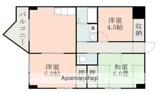 熊本県熊本市南区出仲間1丁目【マンション】の間取り