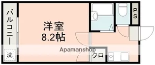 アビタシオン黒髪【8階】の間取り