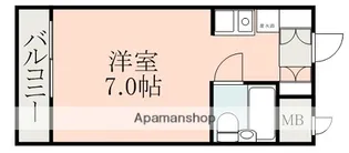 ロマネスク水前寺【7階】の間取り