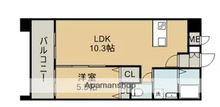 S−FORT平成けやき通り【7階】の間取り