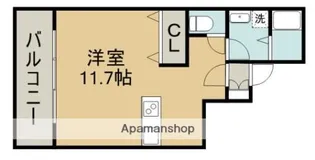 S−FORT平成けやき通り【4階】の間取り