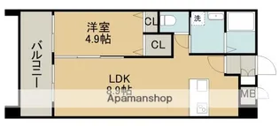 S−FORT平成けやき通り【2階】の間取り