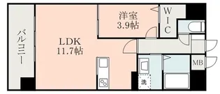 S−FORT熊本慶徳【10階】の間取り