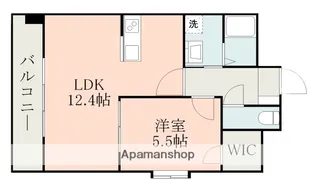 白山ヒルズ【6階】の間取り
