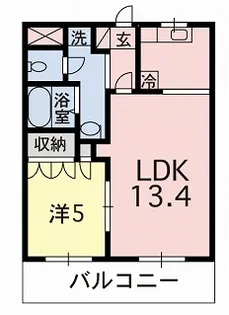 サンクス【2階】の間取り