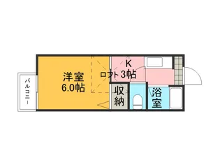 ラ・ビアンコ【2階】の間取り