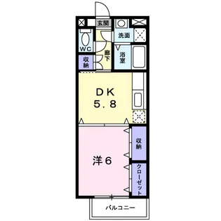 ALFA2000 A【1階】の間取り