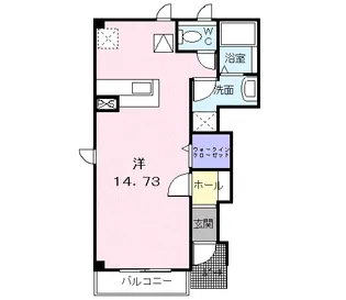 ハッピーライフB【1階】の間取り