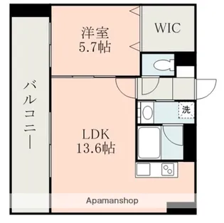 S−FORT熊本呉服町【9階】の間取り