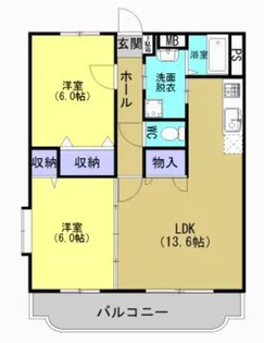 シャトーヴェレゾンII【3階】の間取り
