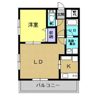 エスペランサN【303号室】の間取り