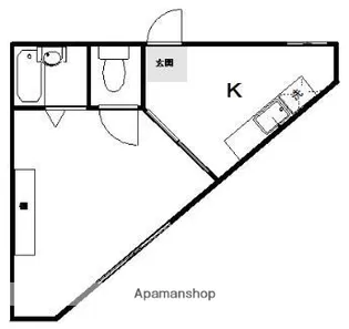 リッチハイツ90【5階】の間取り