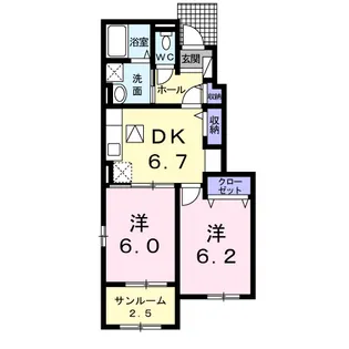TK・Ⅰ【1階】の間取り