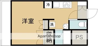 サルヴァトーレ黒髪【4階】の間取り