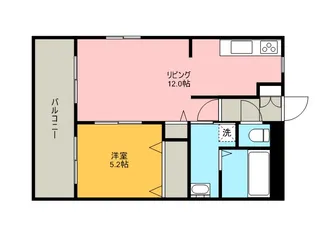 グランディール【101号室】の間取り