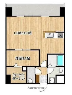 クロノス39京町本丁【6階】の間取り