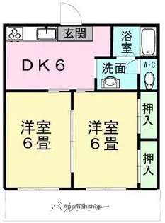リバーサイド弓削【2階】の間取り