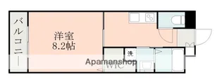 エフィシア新外【1階】の間取り