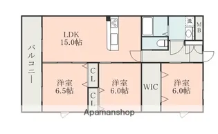 ショーンマンションⅡ【1階】の間取り