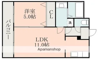 グランディールⅢ【1階】の間取り