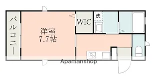 メゾンドソフィア本荘B【1階】の間取り