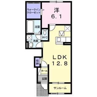 フレッシュリーⅢ【1階】の間取り