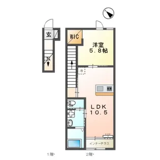 ひまわり【2階】の間取り