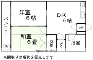 ハイアットHOTAKUBO【2階】の間取り