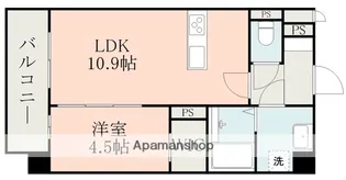 ラ・シック城南【2階】の間取り