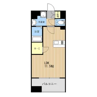 LIBTH代継橋【2階】の間取り