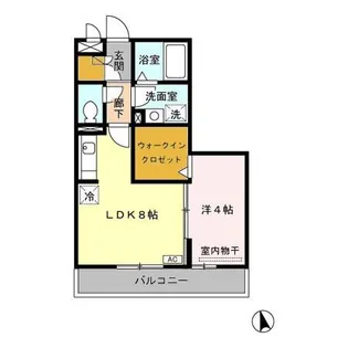 コートクロッカス【1階】の間取り