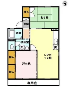 エスボワール A棟【1階】の間取り