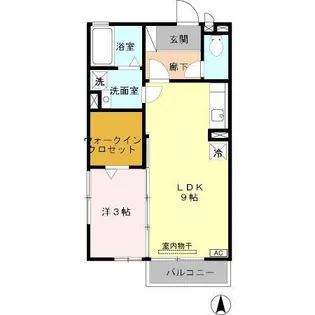 ルミエール ユウ【2階】の間取り
