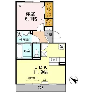 コンソルテ【1階】の間取り