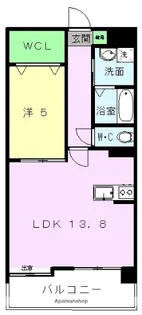 シャルム菊陽【1階】の間取り
