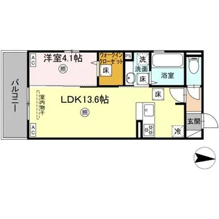 SOLANAIII【1階】の間取り